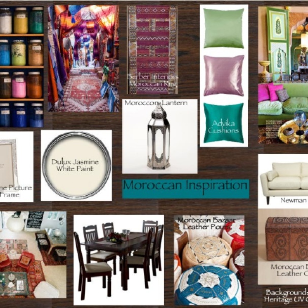 Diploma Assignment: Moroccan Inspiration Board